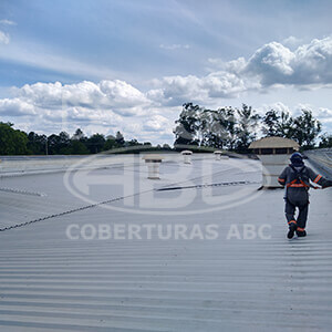 Mão-De-Obra Especializada Em Telhados Industriais - Coberturas Abc