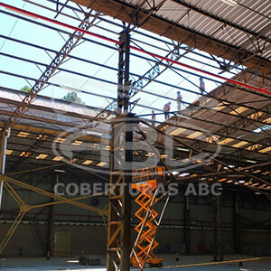 Substituição De Telhados Industriais - Coberturas Abc